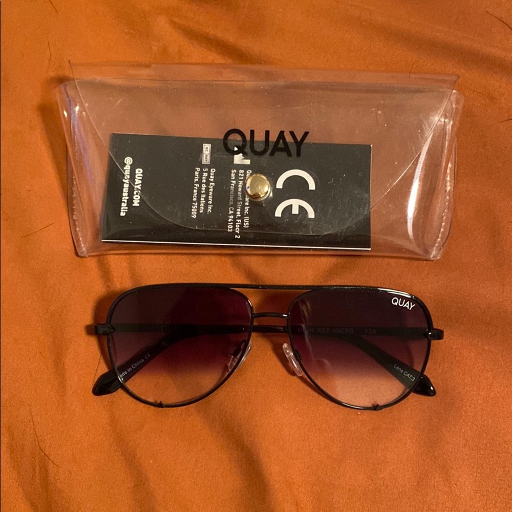 Quay Australia Black Sunglasses